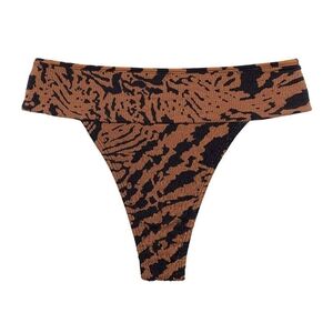 NWT Montce Tigre Micro Scrunch Tamarindo Bikini Bottom XS
